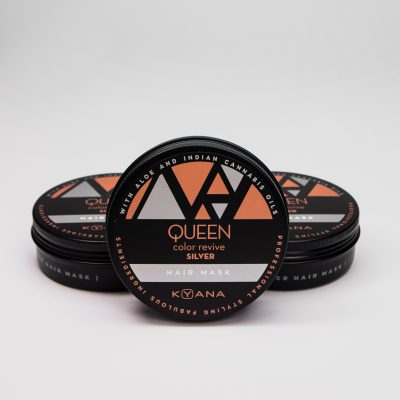 Queen χρωμομάσκα - ασημί